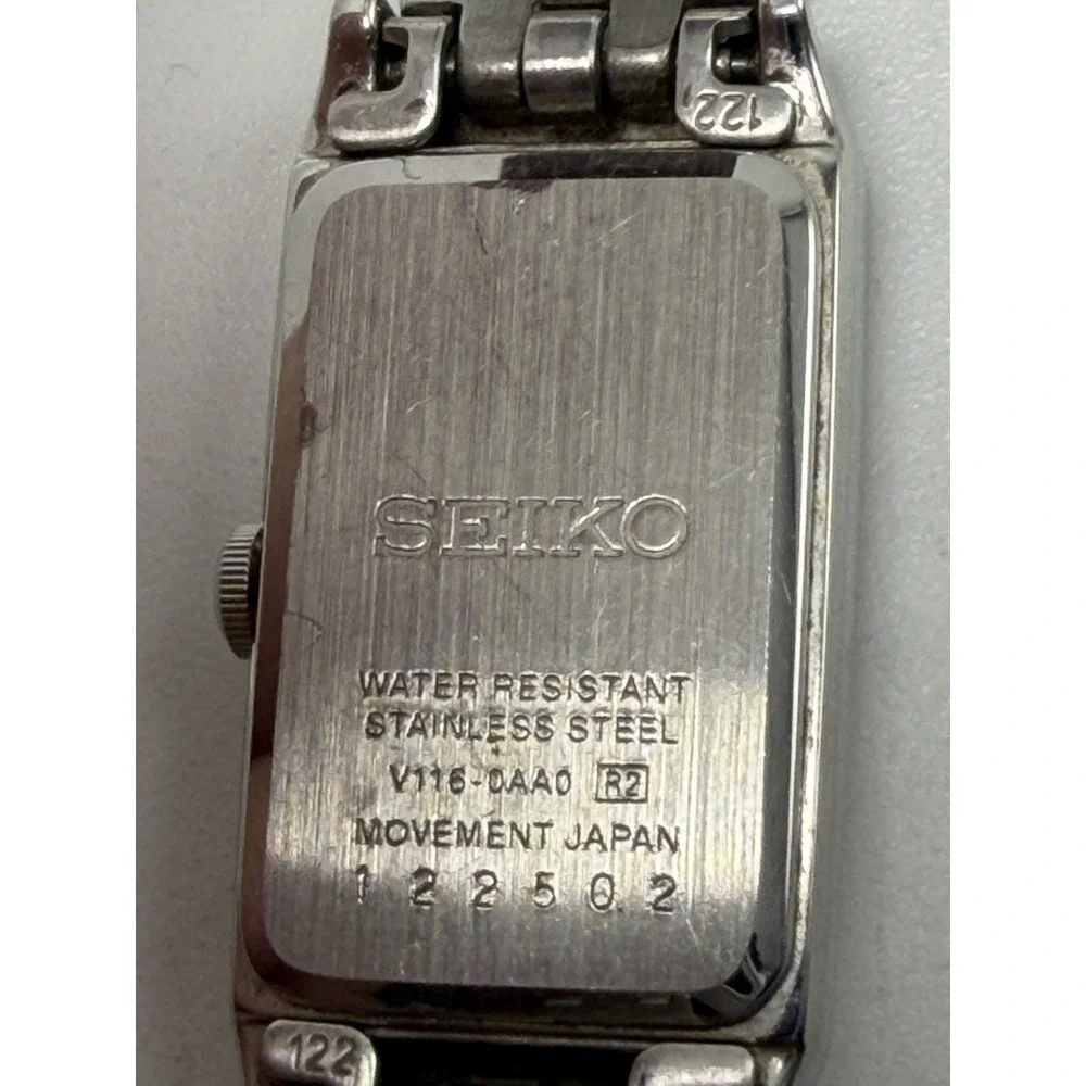 Seiko V116-0AA0 Solar Working Ladies‎ Watch 15MM 6